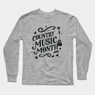 Country Music Month – October Long Sleeve T-Shirt